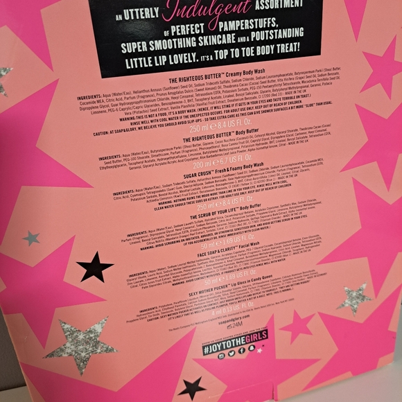 Soap And Glory Hello Super Spa Gift Set NIB Body Wash Butter Lip Gloss - Picture 6 of 6